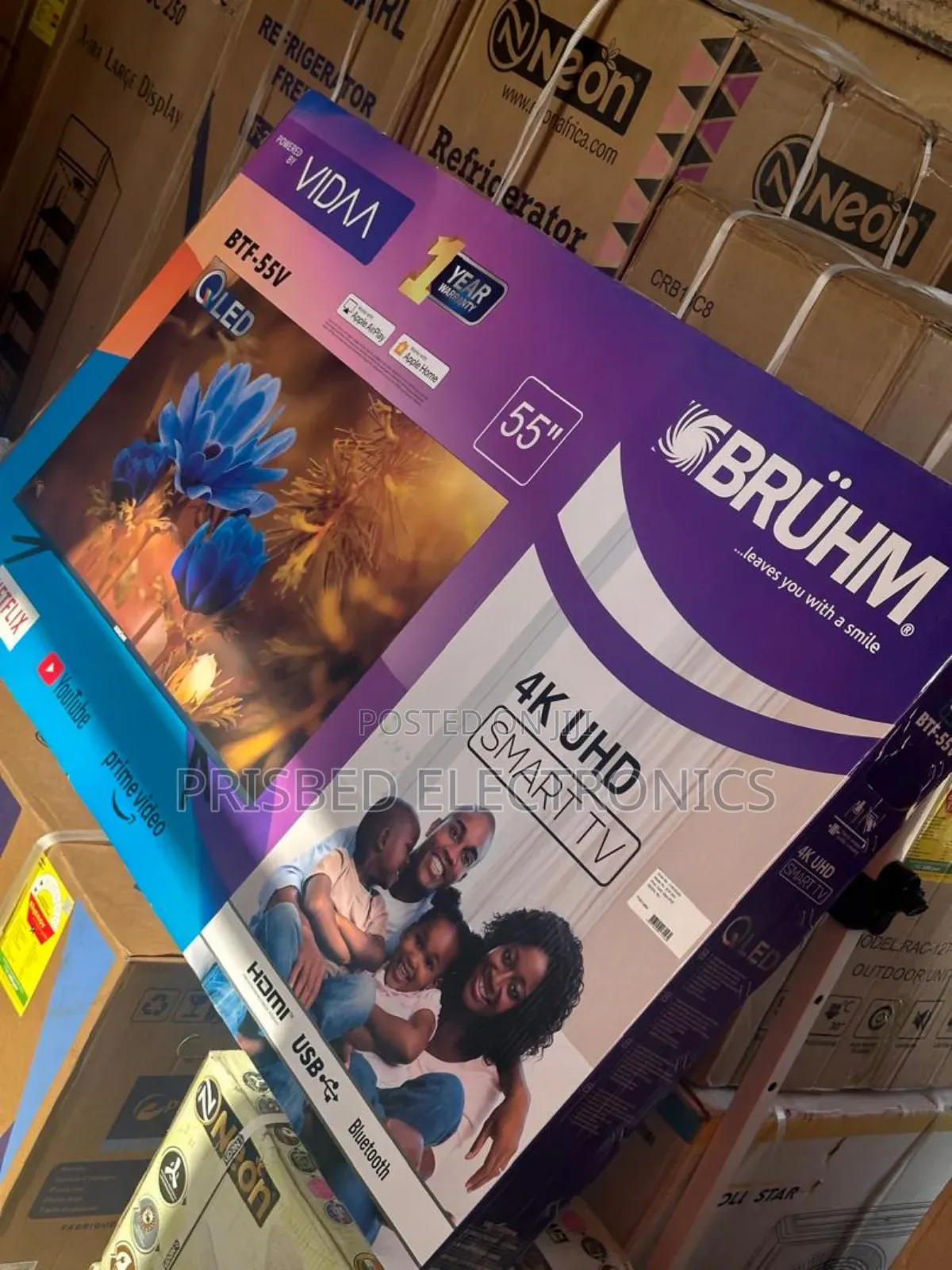 Bruhm 55" Led Smart Tv Uhd 