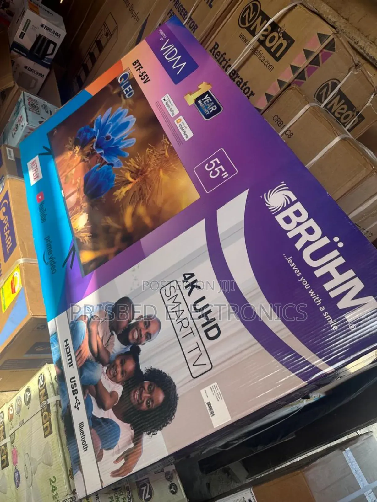 Bruhm 55" Led Smart Tv Uhd 