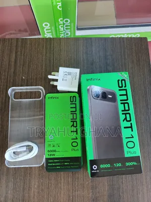 New Infinix Smart 10 Plus 128 GB Black