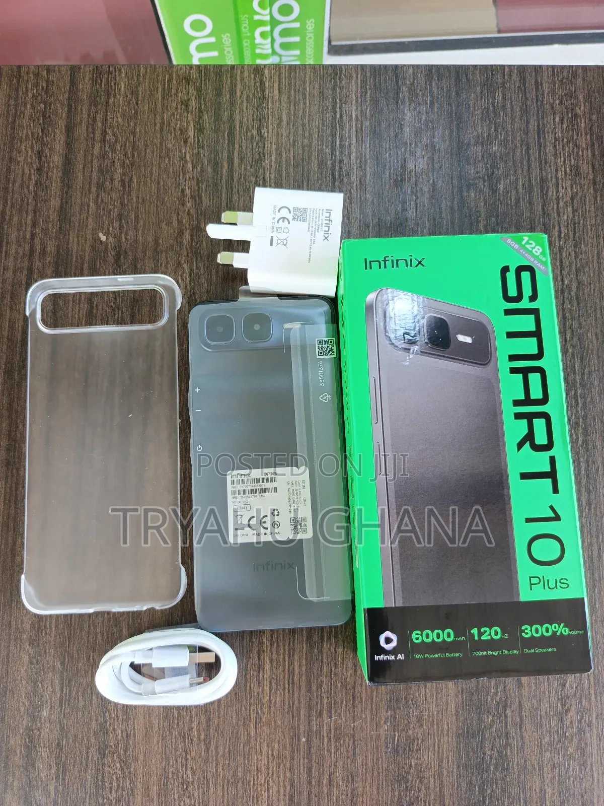 New Infinix Smart 10 Plus 128 GB Black