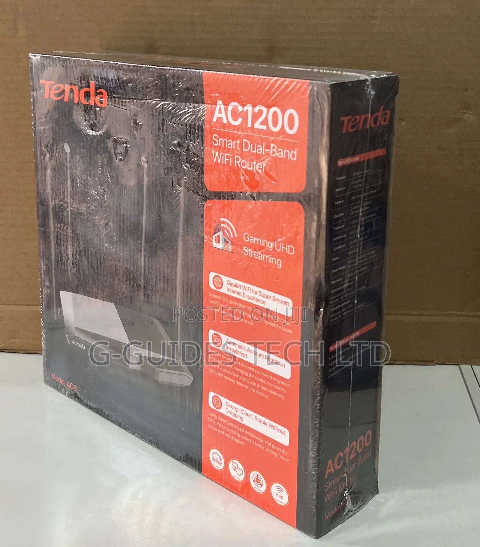 Tenda Ac1200 Smart Dual-Band Wifi Router Ac6
