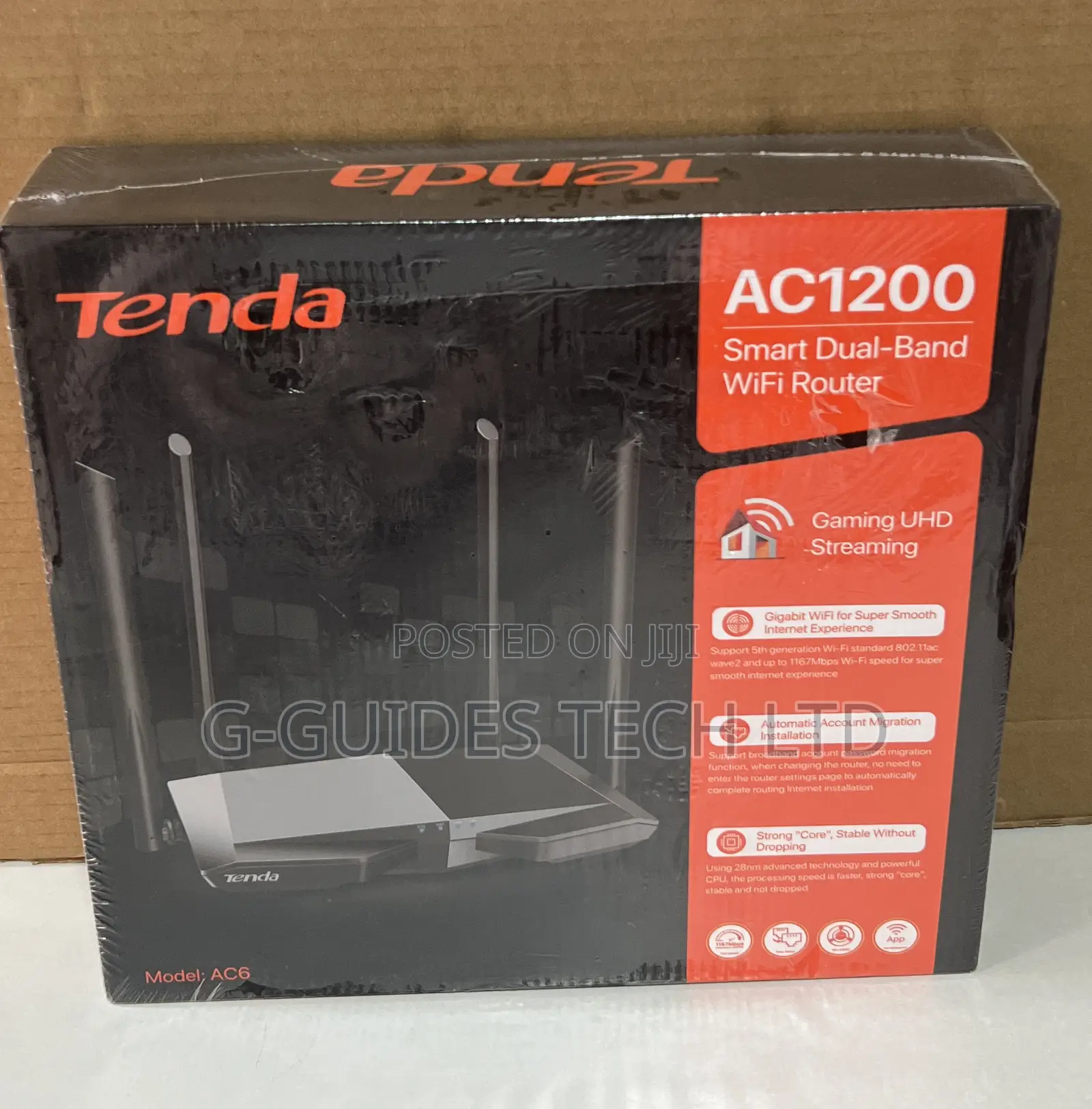 Tenda Ac1200 Smart Dual-Band Wifi Router Ac6
