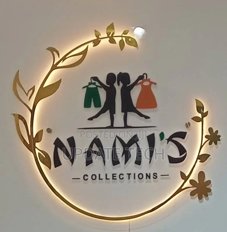 Logo Sign With Lights