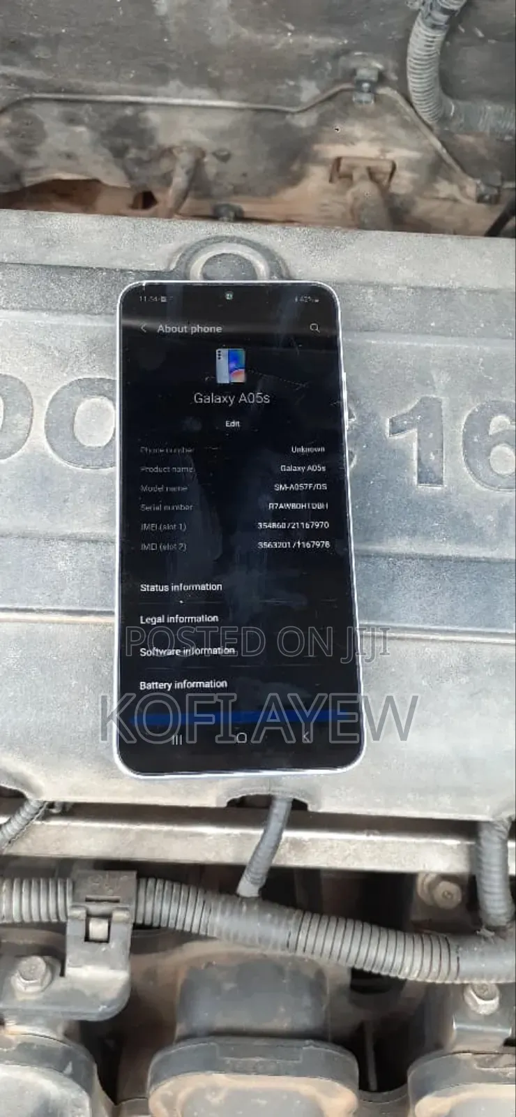 Samsung Galaxy A05s 128 GB White
