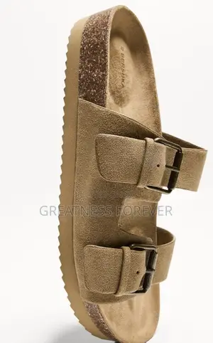 Bershka Buckled Flat Sandals