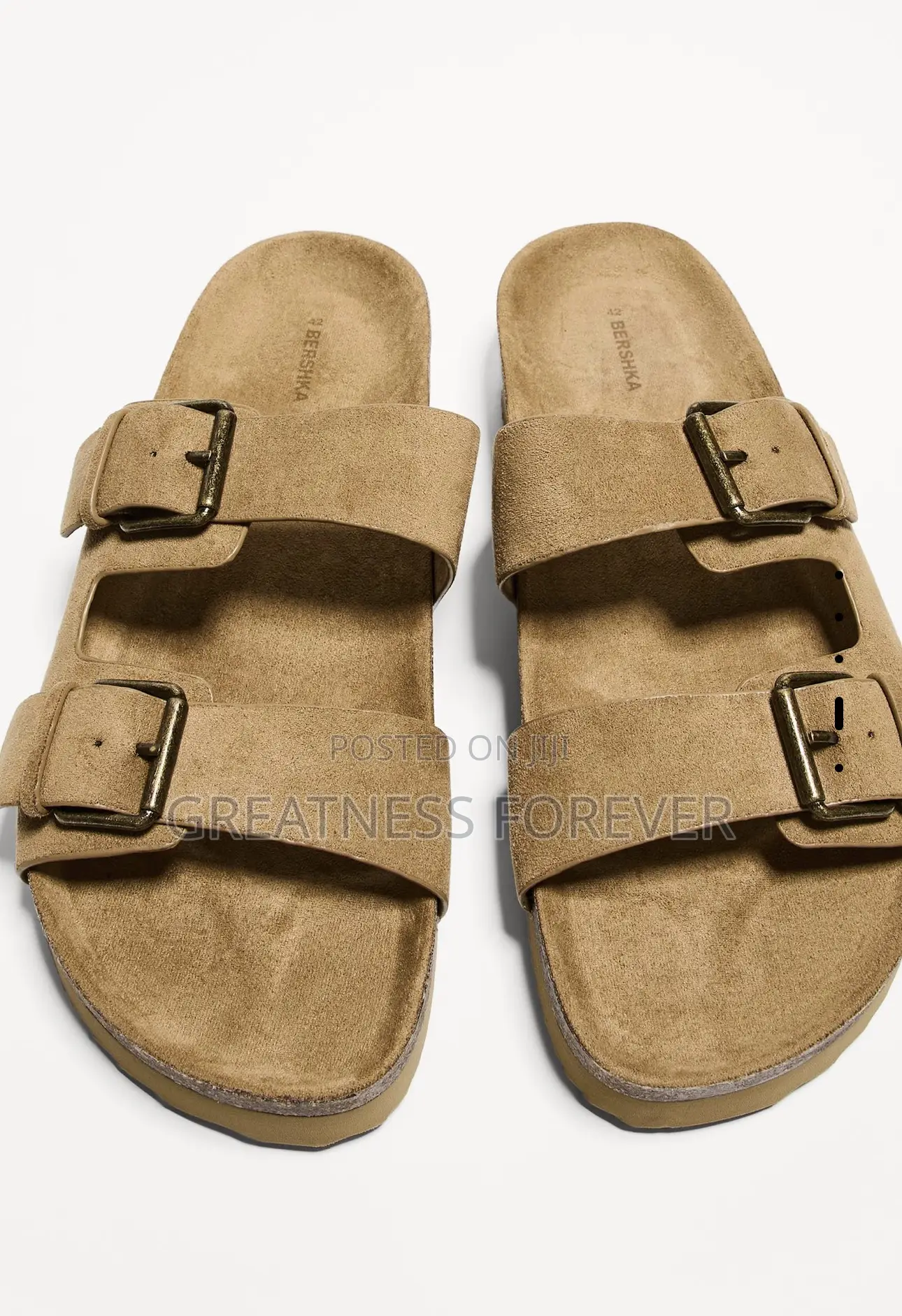 Bershka Buckled Flat Sandals