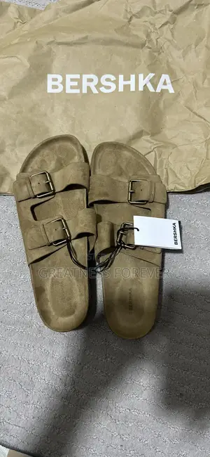 Bershka Buckled Flat Sandals