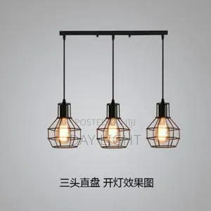 Black 3 in 1 Pendant Light