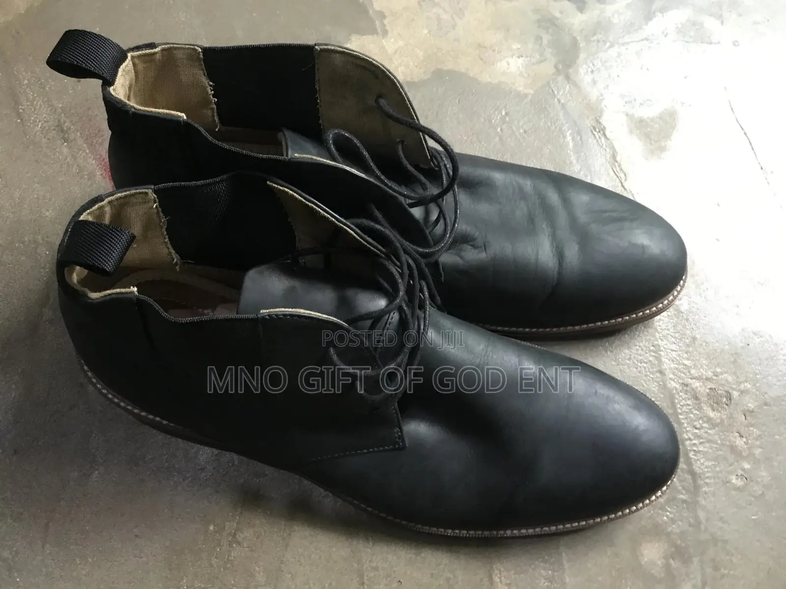 Aston Ereidia Men Leather Upper Rubber Sole Ankle Chukka From U S.