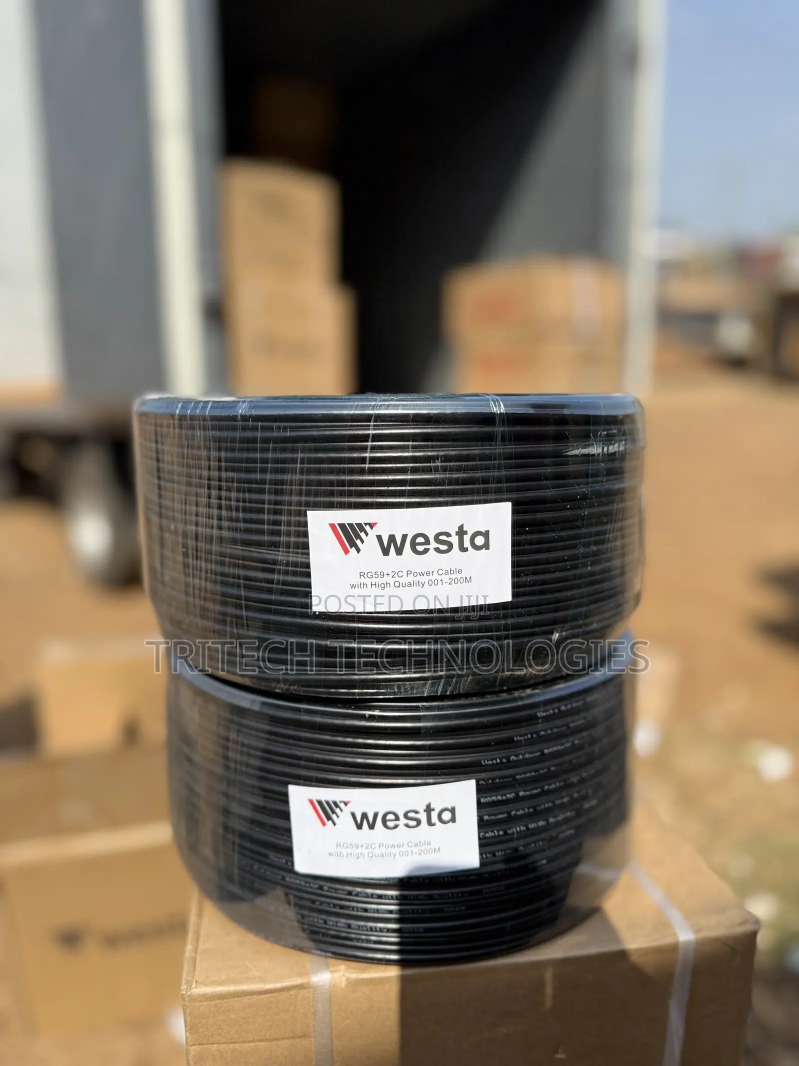 Westa Coaxial Cable Rg59 With Power 200m