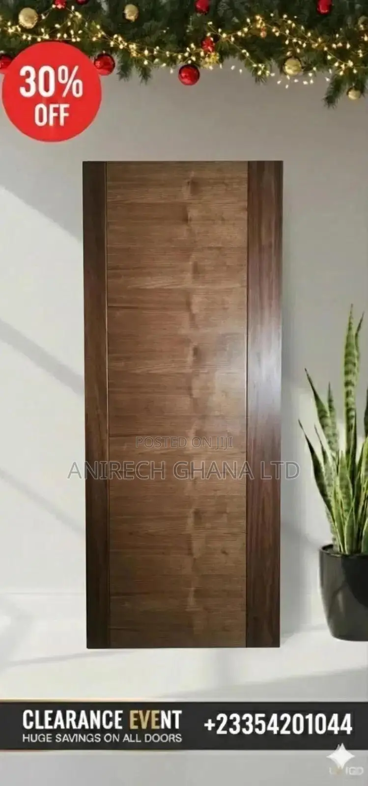 Main Entrance Brown Door