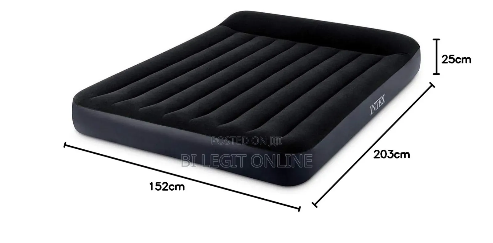 Intex Queen Size Air Bed Mattress With Pump
