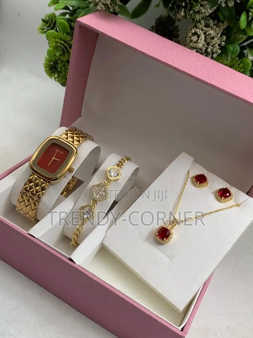 Ladies Set (Watch,Bracelet,Necklace,Earrings )
