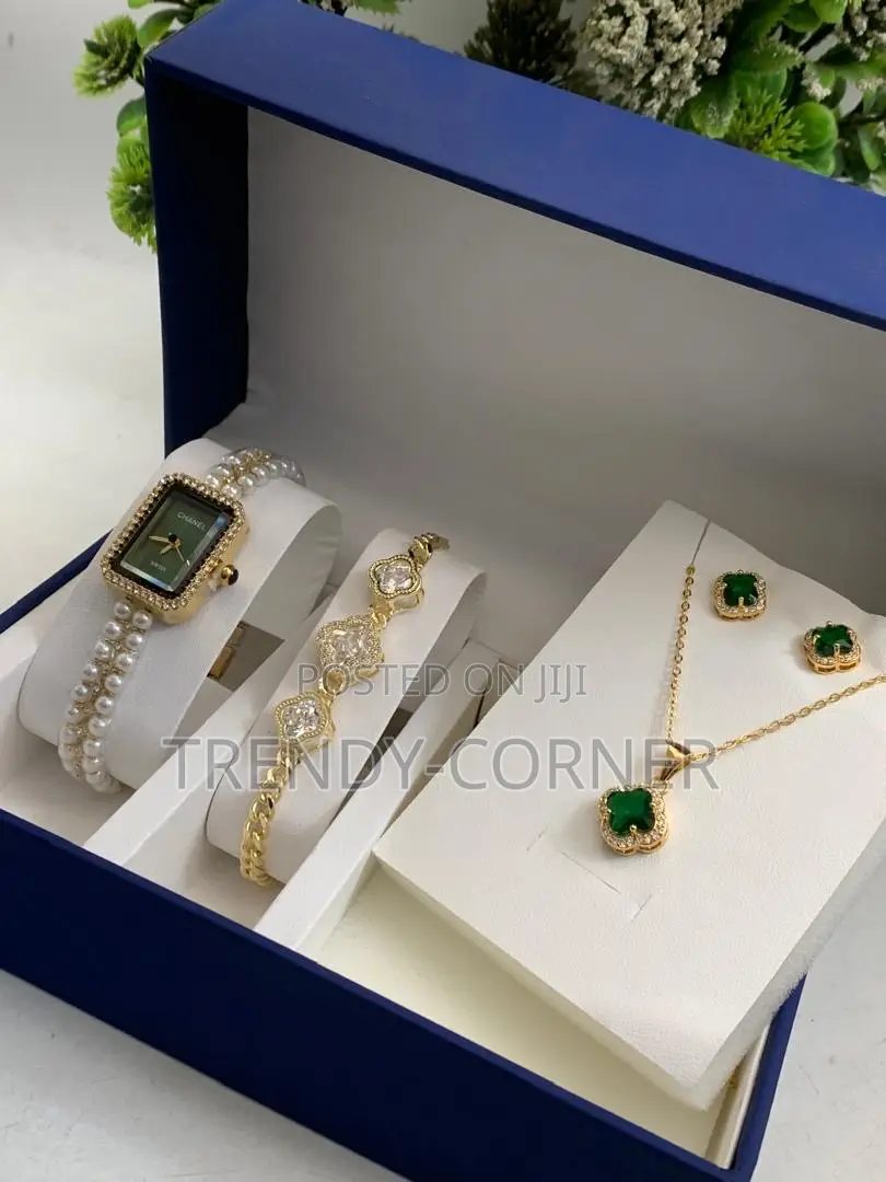 Ladies Set (Watch,Bracelet,Necklace,Earrings )