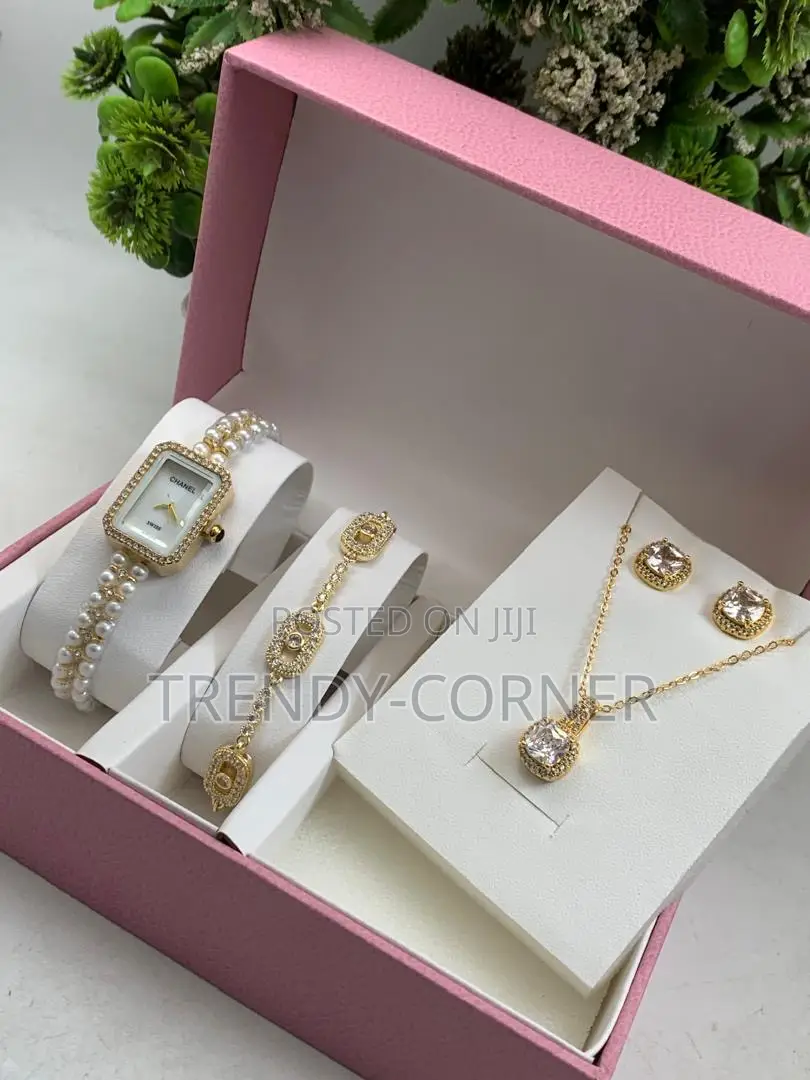 Ladies Set (Watch,Bracelet,Necklace,Earrings )