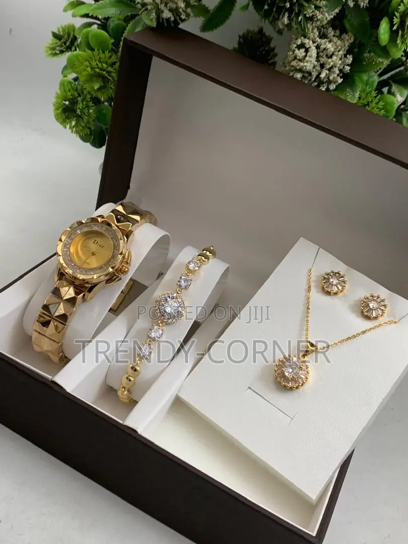 Ladies Set (Watch,Bracelet,Necklace,Earrings )