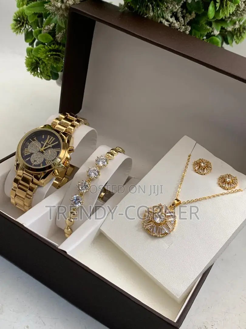 Ladies Set (Watch,Bracelet,Necklace,Earrings )