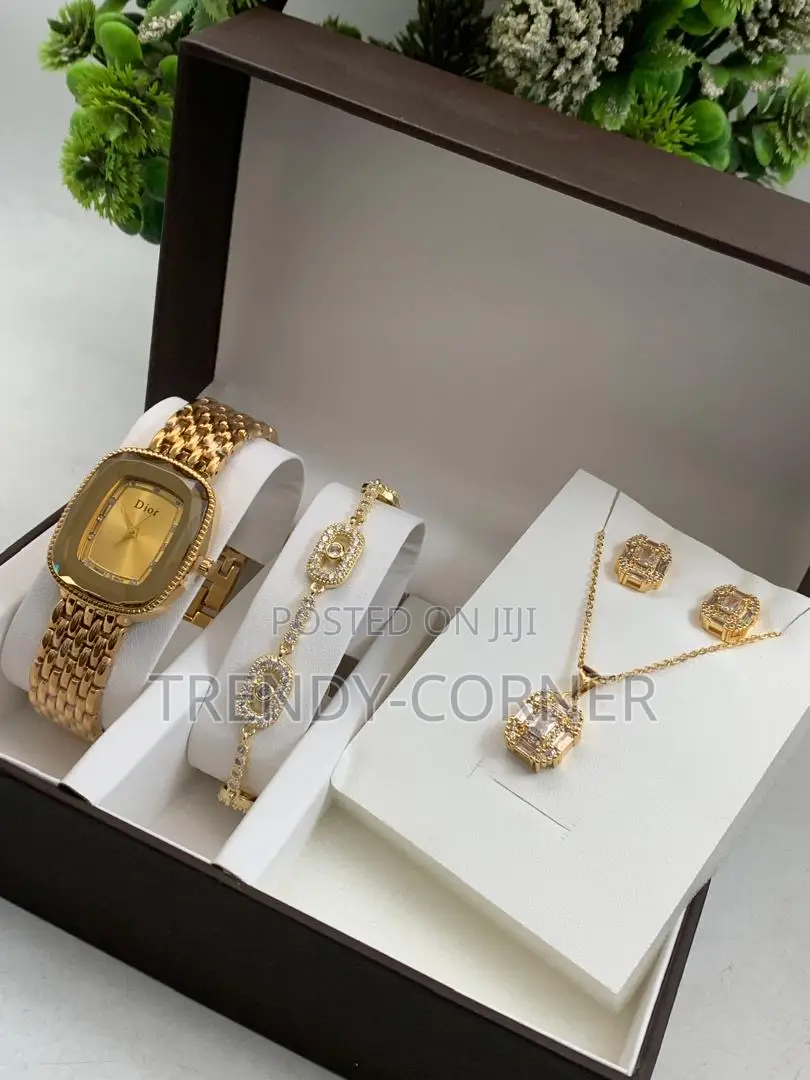 Ladies Set (Watch,Bracelet,Necklace,Earrings )