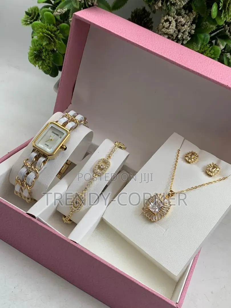 Ladies Set (Watch,Bracelet,Necklace,Earrings )