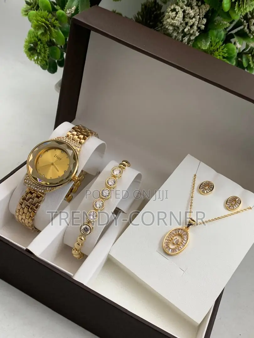 Ladies Set (Watch,Bracelet,Necklace,Earrings )