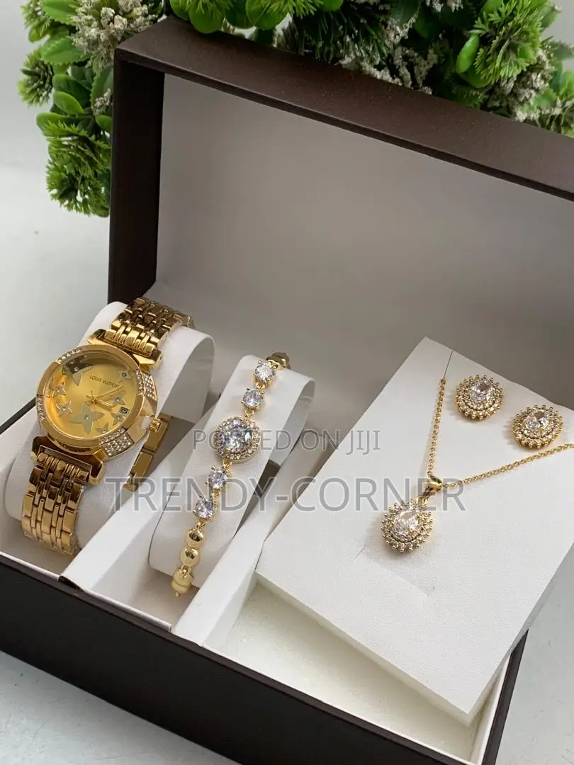 Ladies Set (Watch,Bracelet,Necklace,Earrings )