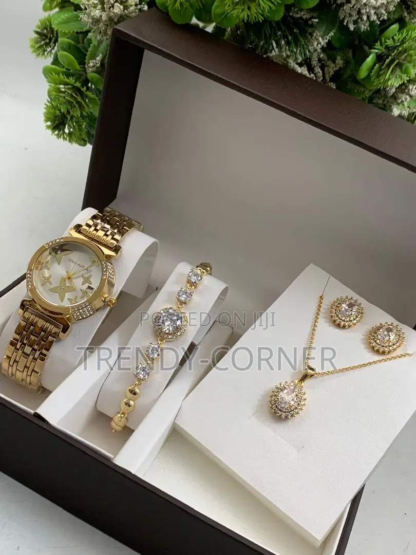 Ladies Set (Watch,Bracelet,Necklace,Earrings )
