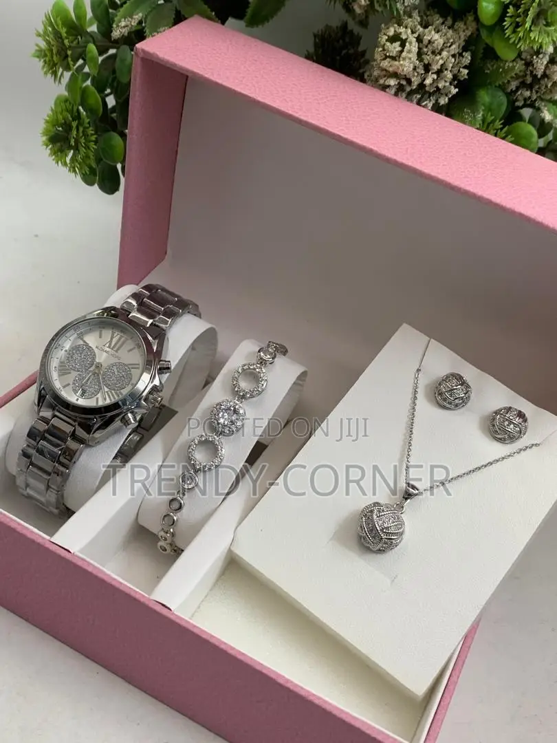 Ladies Set (Watch,Bracelet,Necklace,Earrings )