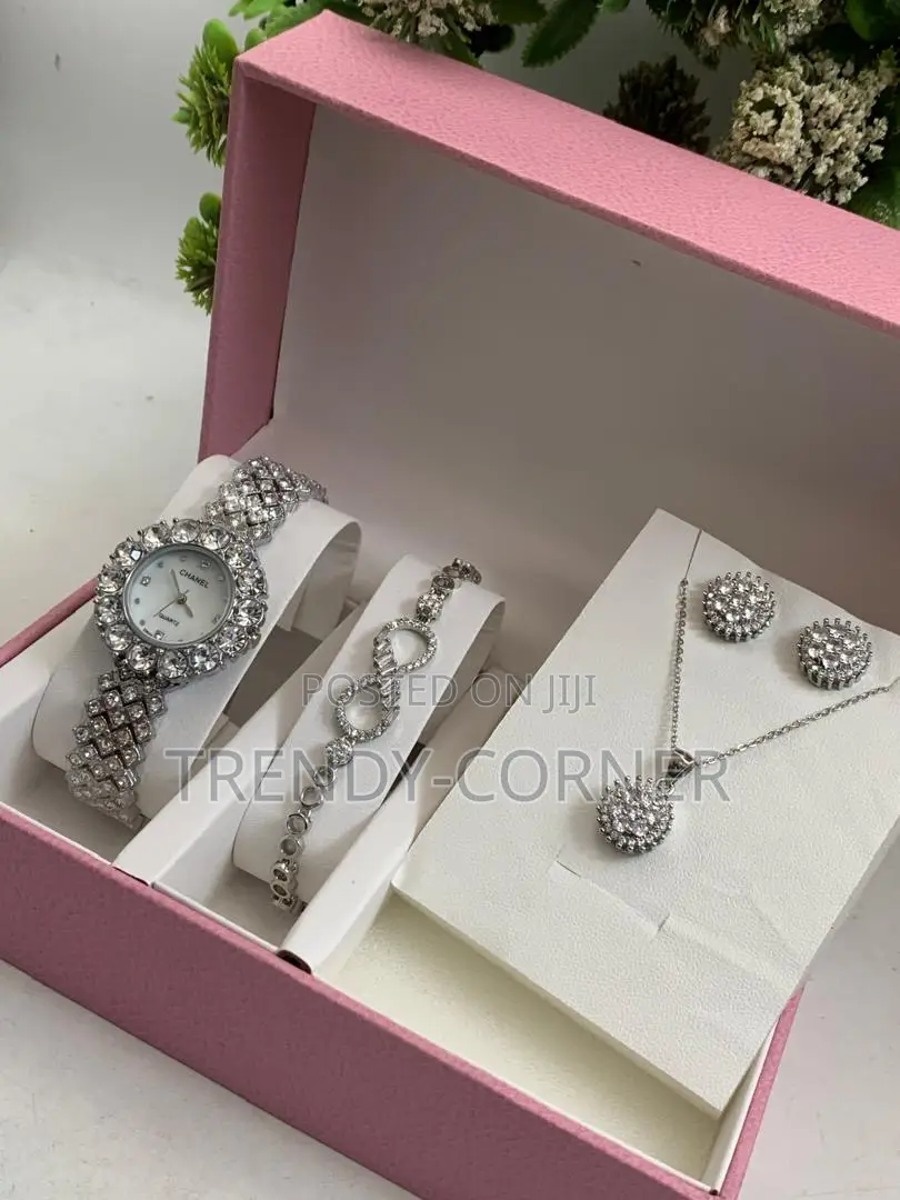 Ladies Set (Watch,Bracelet,Necklace,Earrings )