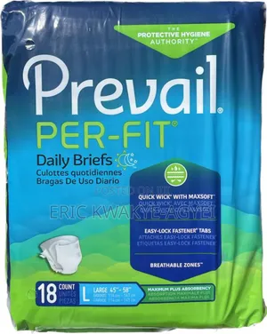 Prevail Per-Fit Maximum Plus Absorbency Incontinence Briefs,