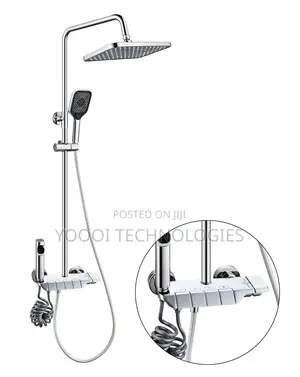 4 In 1 Chrome Piano Shower