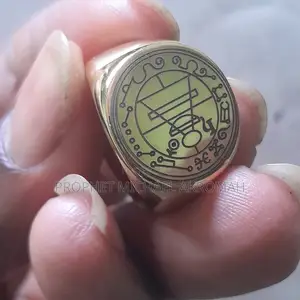 Seal of Saturn Ring or Saturn Talisman Ring