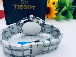 Tissot Chain Chronograph Timepiece ( Silver and Black)