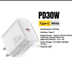 Essager 30w Type C Charger Pd Qc3.0 Fast Type C Charger For iPhone