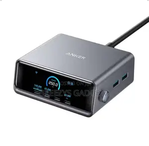 Anker Prime Charger, 250w Gan Prime Usb C Charging Station