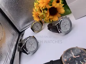 Simple Analog Leather Watch for Corporate ( Tissot)