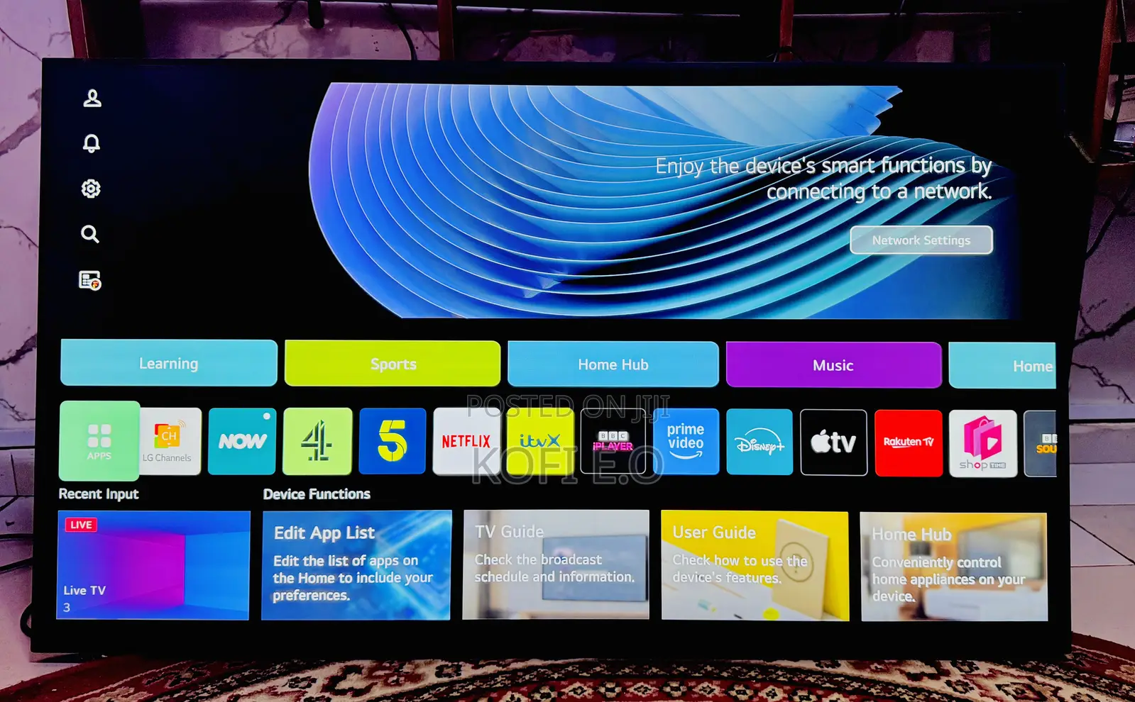 Lg Nanocell 55inch Webos Smart Uhd Digital Satellite 2022 Model Tv