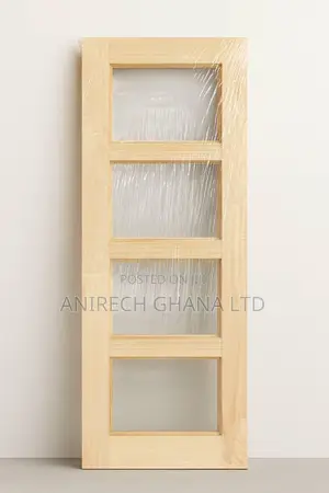 Internal Wooden Door, No Glass or Panels, With Glass 1000