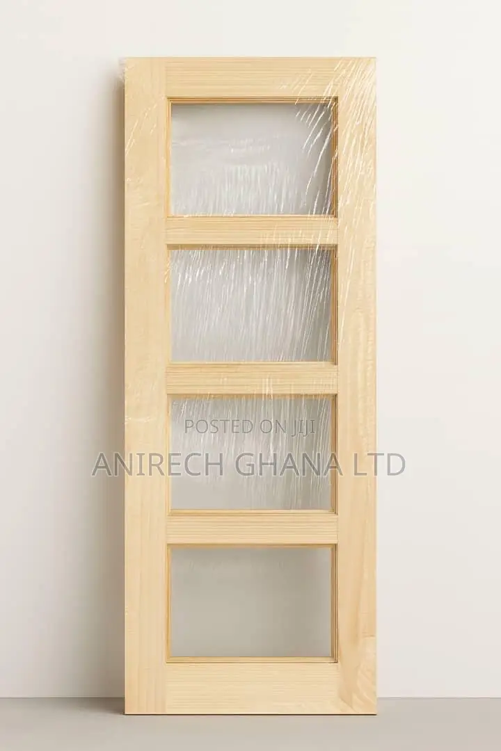 Internal Wooden Door, No Glass or Panels, With Glass 1000