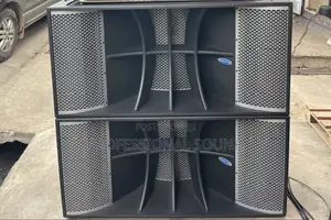 American Audio Dual 18" Horn-Loaded Subwoofers.