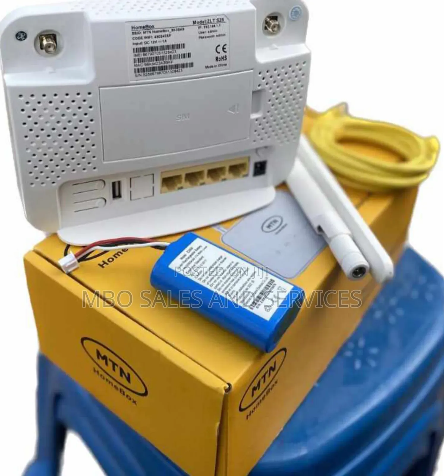 MTN Homebox 4g Lte Router (Universal Turbonet Supported)