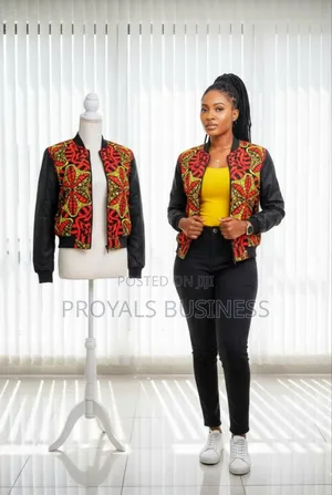 African Pring Bomber Jacket