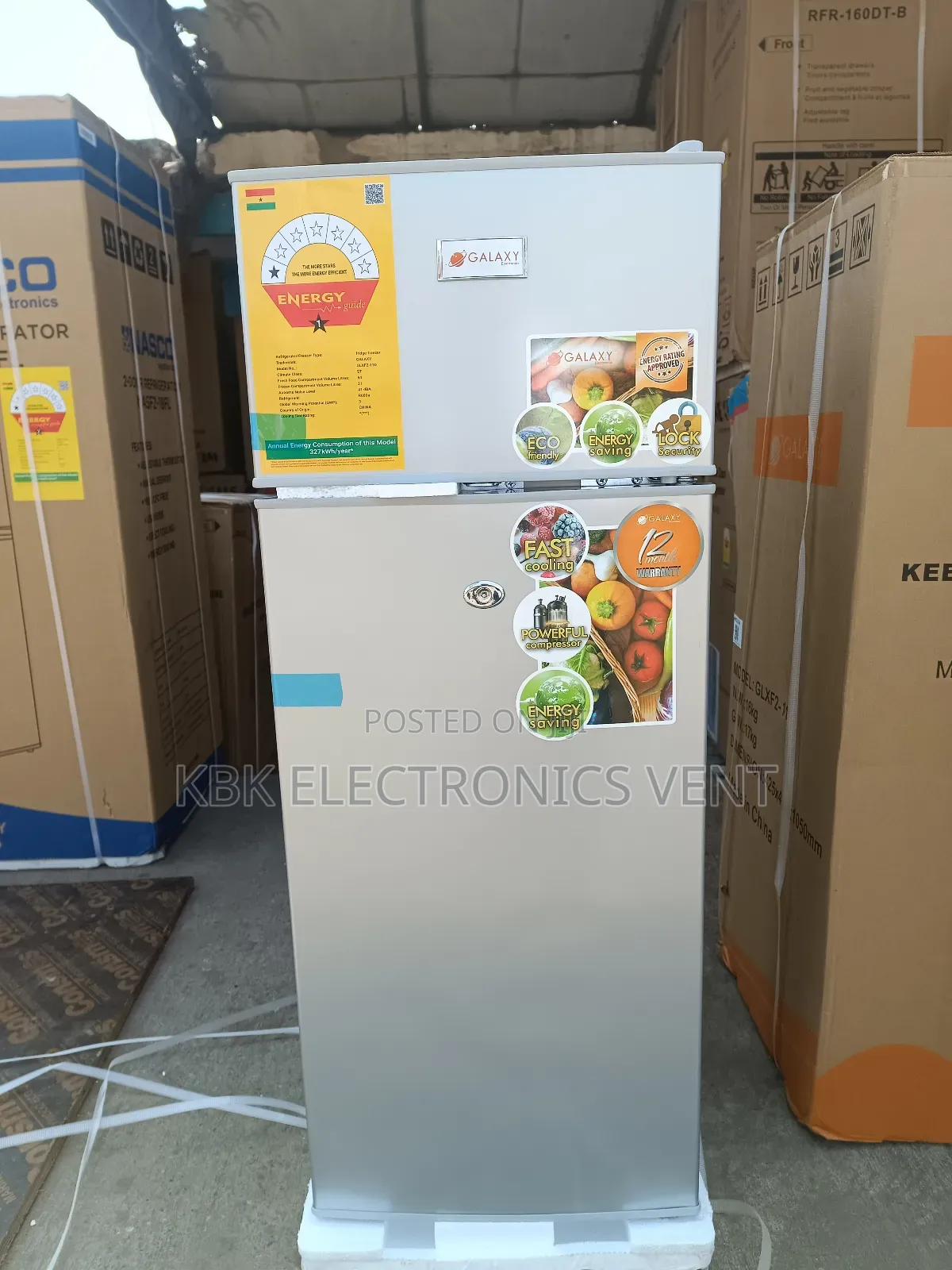 Galaxy 85ltr Table Top Double Door Refrigerators