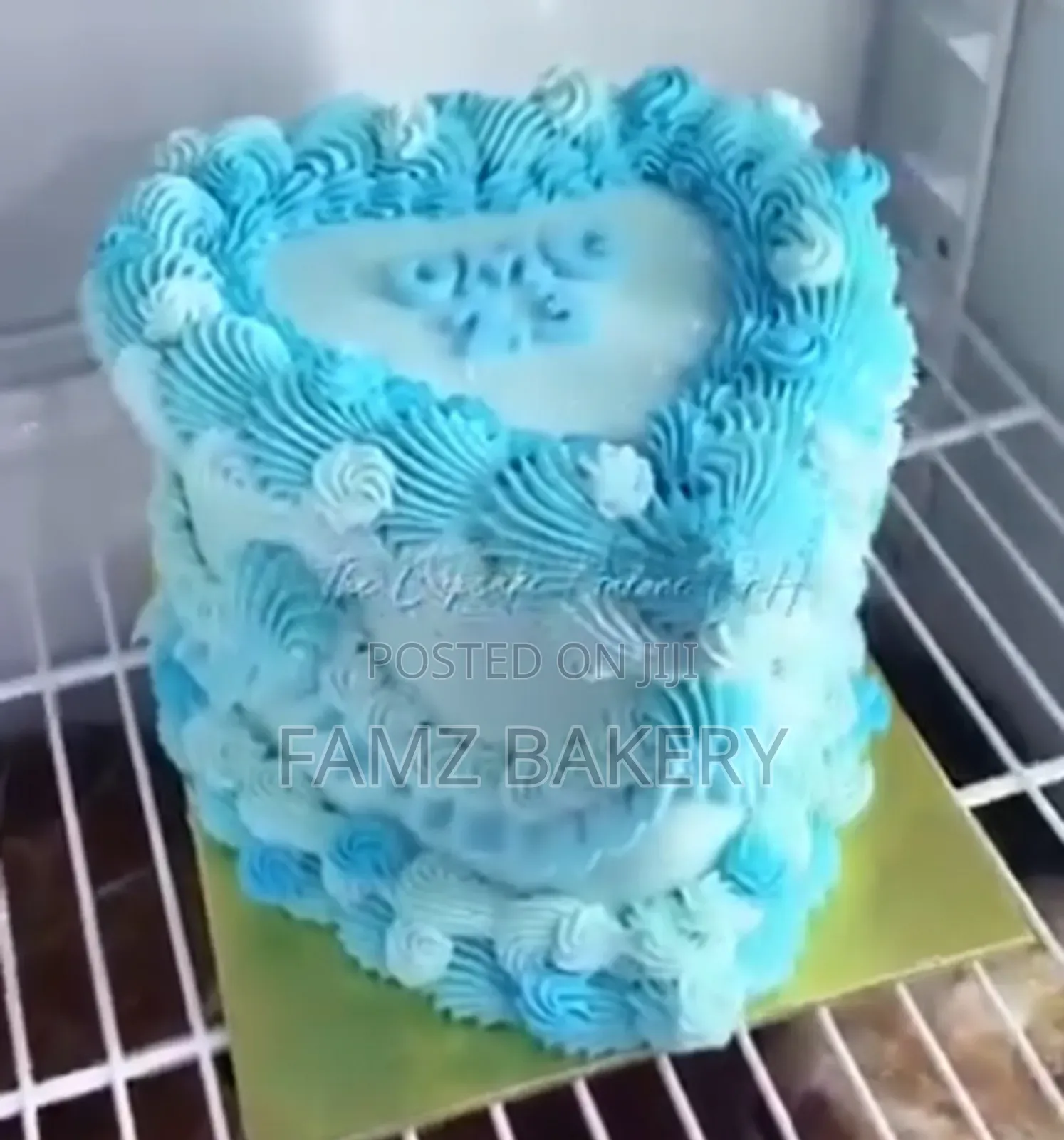 Double Layer Heart Cake