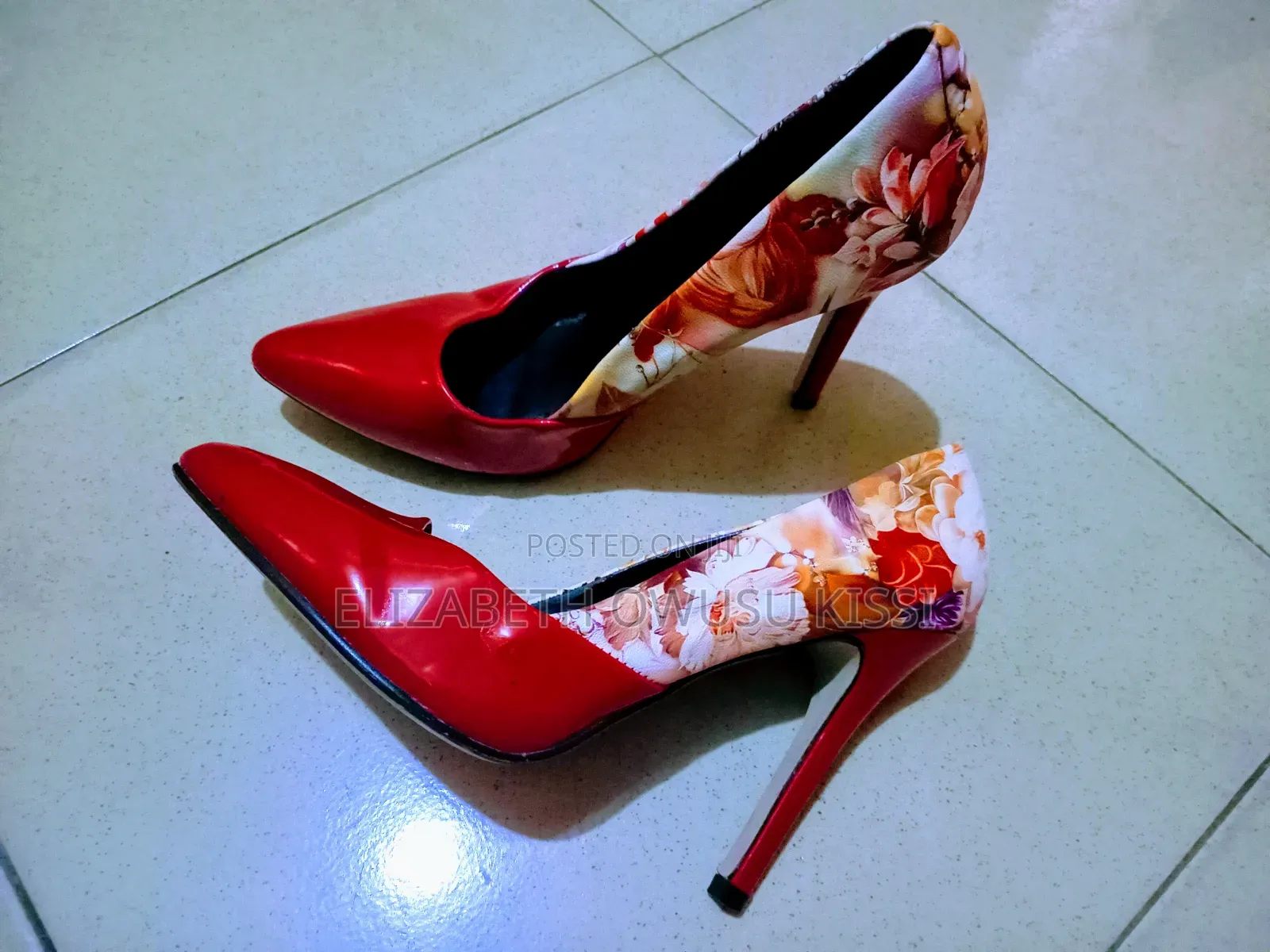Ladies Red Shoe