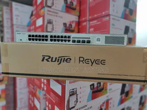Ruijie 24port Gigabit Cloud Managed Poe+ Switch 4 Sfps 370w