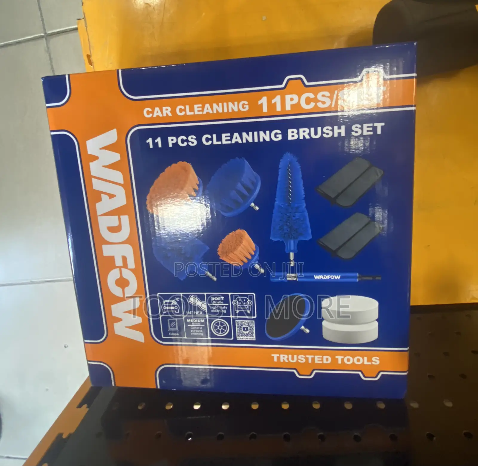 Wadfow 11 Pieces Cleaning Brush Set