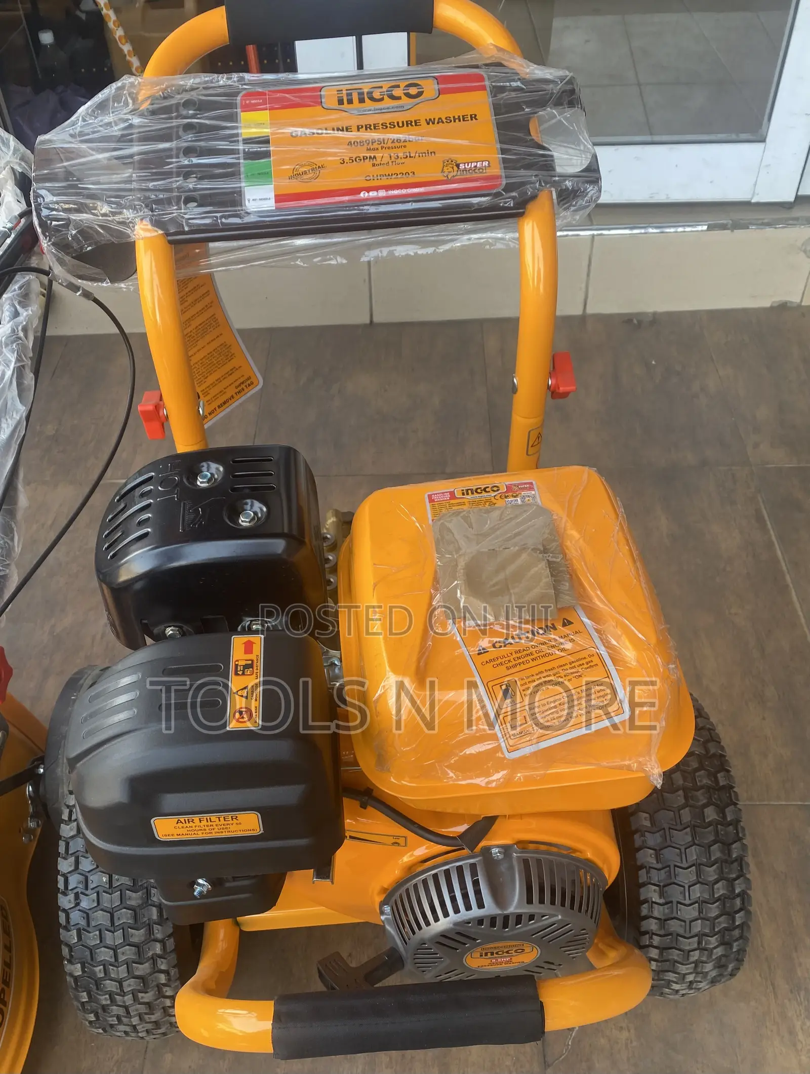 Ingco Gasoline Pressure Washer 3.5gpm 8.5hp