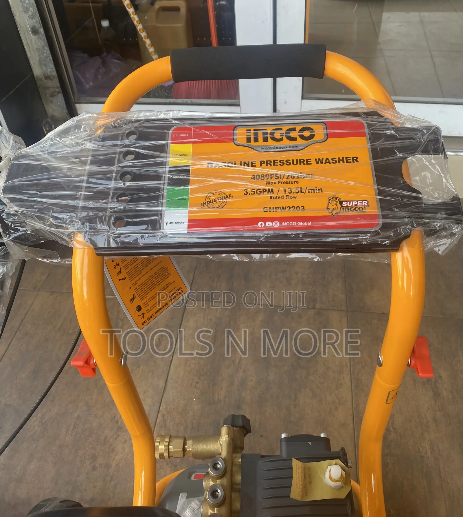 Ingco Gasoline Pressure Washer 3.5gpm 8.5hp