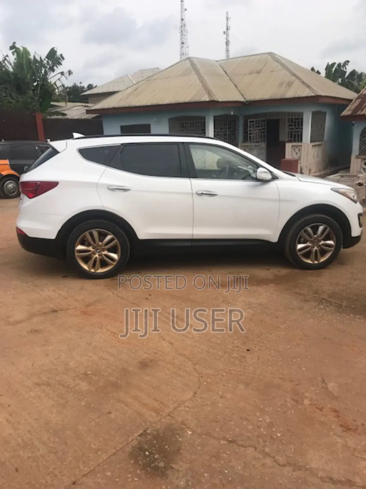 Hyundai Santa Fe Limited 4dr SUV (3.3L 6cyl 6A) 2014 White