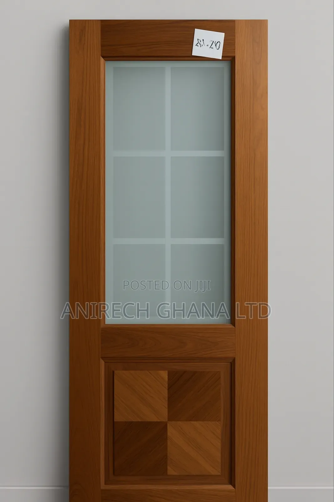 Solid Door With Glass